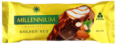 Морозиво "Millennium" Golden Nut 80г /Рудь/