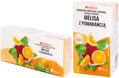 Чай "Spar" фруктовий з мелісою 20*2г