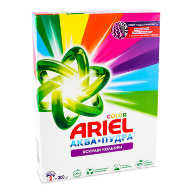 П/порошок ARIEL д/авт Аква-Пудра Колор 300г /P&G/