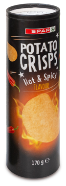 Чіпси "SPAR" Hot and Spicy 170г