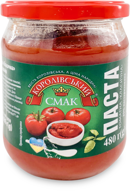Паста томатна твіст с/б 480г /Кор.Смак/