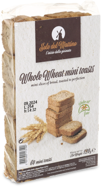 Міні-тости з цільного пш.борошна 120г /Diatosta/