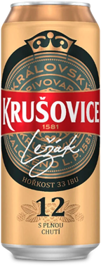 Пиво "Krusovice" Kralovsky Lezak ж/б 0.5л 
