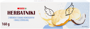 Печиво "SPAR" Ora кокос крем 160г 