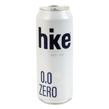 Пиво "Hike Zero" №0 ж/б 0.5л 