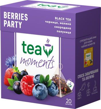 Чай "Tea Moments" Ягідна Вечірка 20*1.8г