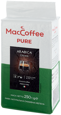 Кава "Мас Coffee" Pure Арабіка Крема мелена 250гр /МК/