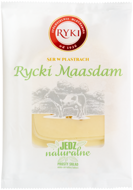 Сир "Маасдам" 45% 125г /Ryki/