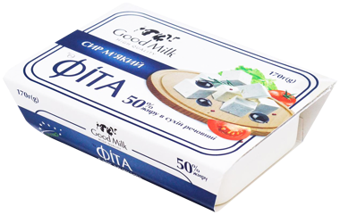 Сир м’який "Фіта" 50% 170г /Good Milk/