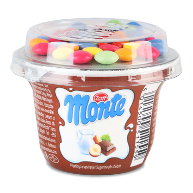 Десерт MONTE Топ Кап шок/лic горіх/какао-драже 70г ZOTT ст 