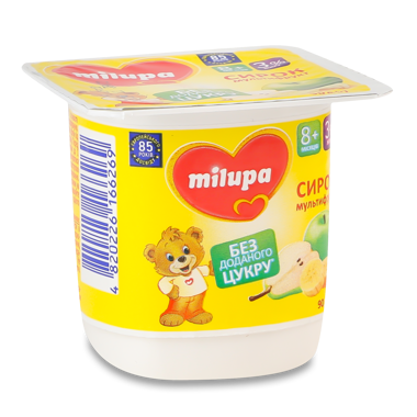 Сирок "Мілупа" 3% Мультифрукт 90г ст