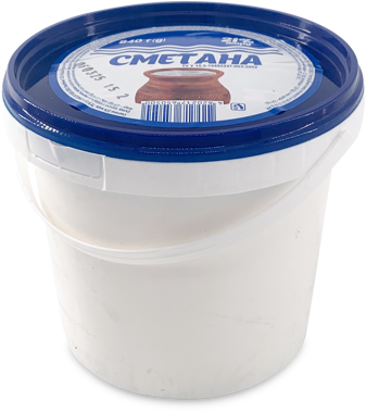 Сметана "Селянська" 21% 840г відро /Дживальдіс/