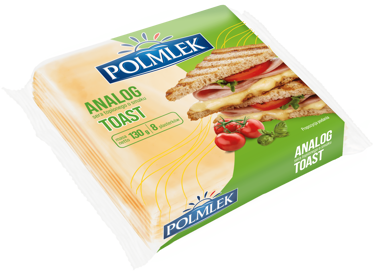 Сир тостовий "Тост" 130г /Polmlek/