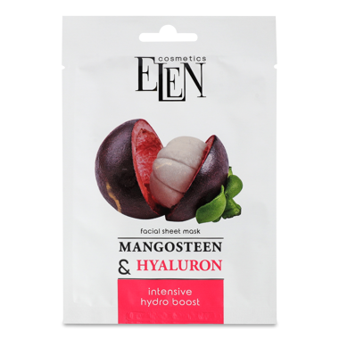 Маска тканинна "Elen" Mangosteen&Hyaluron 25мл
