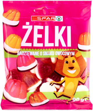 Цукерки желейні "Кексики" 90г /SPAR/