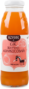 Сік "Яблучно-абрикосовий" 0.3л /Коник/