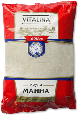 Крупа манна 650г /Vitalina/