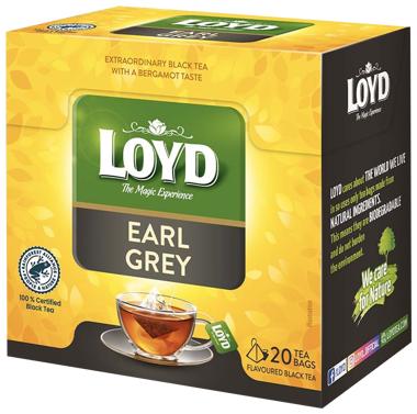 Чай LOYD Ерл Грей чорний 20пір*2г