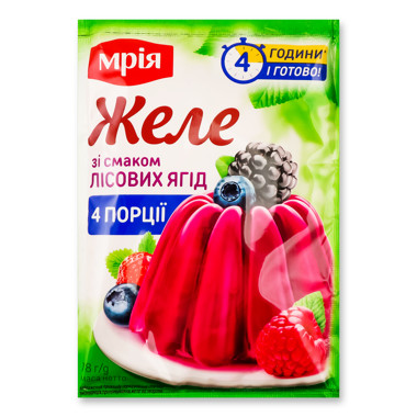 Желе "Лісова ягода" 78г м/у /Мрія/