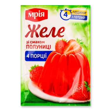 Желе "Полуничне" 78г м/у /Мрія/