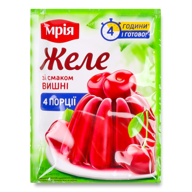 Желе "Вишневе" 78г м/у /Мрія/