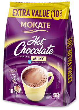 Шоколад розчин "Mokate" молочний 10*18г