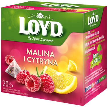 Чай LOYD Малина-лимон 20пір*2г