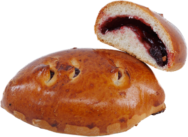 Пиріжок з вишневою начинкою ваг