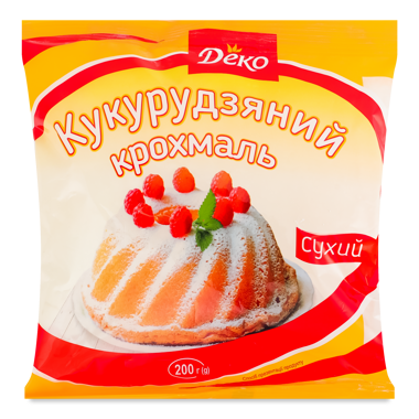 Крохмаль кукурудзяний "Деко" 200г /Любисток/