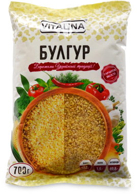 Булгур з овочами 700г /Vitalina/