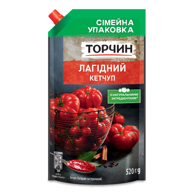 Кетчуп "Лагідний" д/п 520г /ТП/