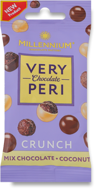 Драже "Very Peri" Crunch з кокосом 30г /Millennium/