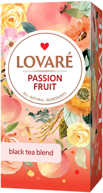 Чай "Lovare" Passion fruit чорний 24*2г