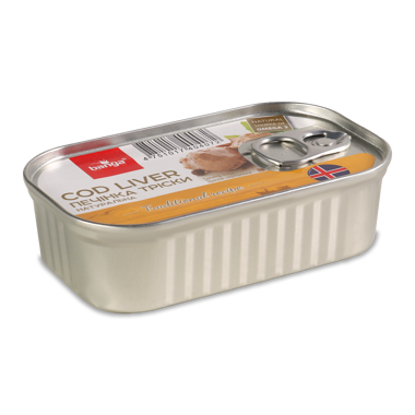 Печінка тріски натуральна 115г ж/б /Banga/