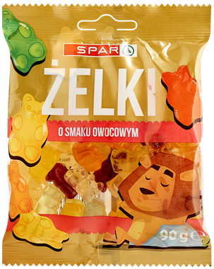 Цукерки желейні "Ведмедики" 90г /SPAR/