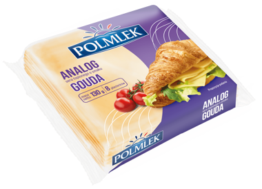 Сир тостовий "Аналог сиру Гауда" 130г /Polmlek/