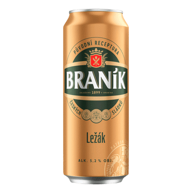 Пиво "Branik" Lezak 0.5л ж/б