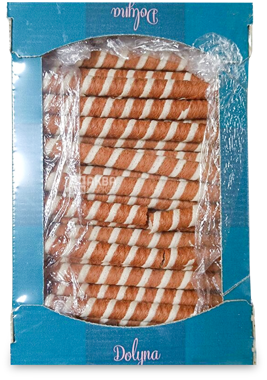 Ваф.трубочки зі смаком лісового горіха 0.5кг /Солодка Долина/ 