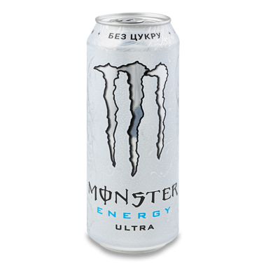 Напій енергетичний "Monster Energy" Ultra б/а 500мл ж/б