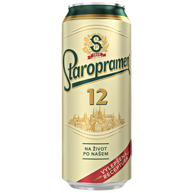 Пиво "Staropramen" 12 Premium 0.5л ж/б 