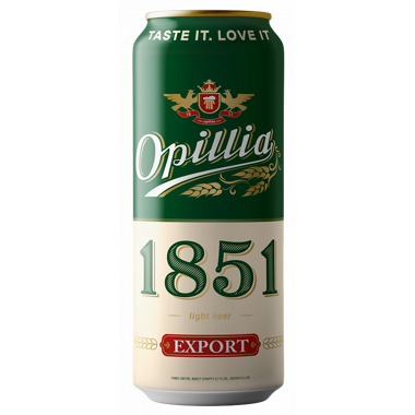 Пиво "Opillia 1851" світле 0.5л ж/б  /Опілля/
