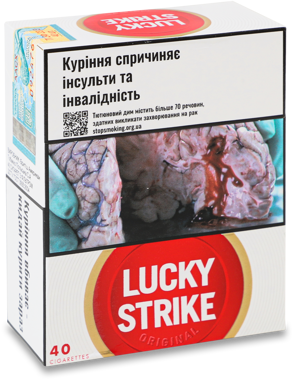 Сигарети "Лакі Страйк" Original Red 40 /ват/