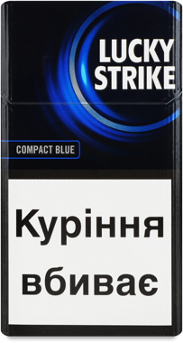 Сигарети "Лакі Страйк" Compact Blue /ват/