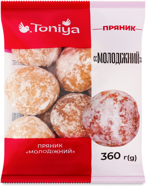 Пряник "Молодіжний" 360г /TONIYA/