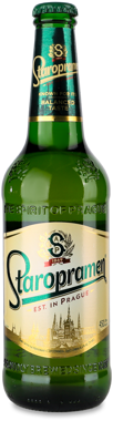 Пиво "Staropramen" світле 0.45л скло