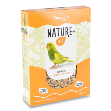 Корм "Nature+ feed" д/хвил. папуг 500г арт.PR242000 /Природа/