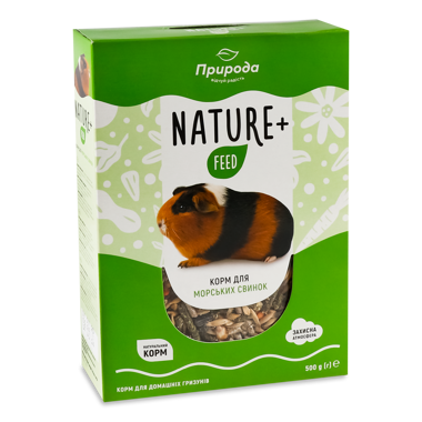 Корм "Nature+ feed" для морських свинок 500г арт.PR242003 /Природа/