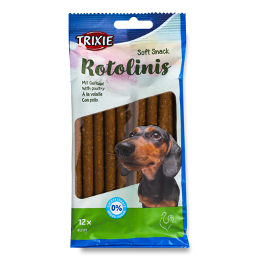 Ласощі д/собак "Soft Snack Rotolinis" з м'ясом дом. птахів 120г /Trixie/