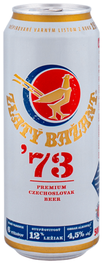 Пиво "Zlaty Bazant 73" 4% світле 0.5л ж/б