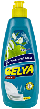Засіб д/мит пос "Gelya" яблуко 450мл 
